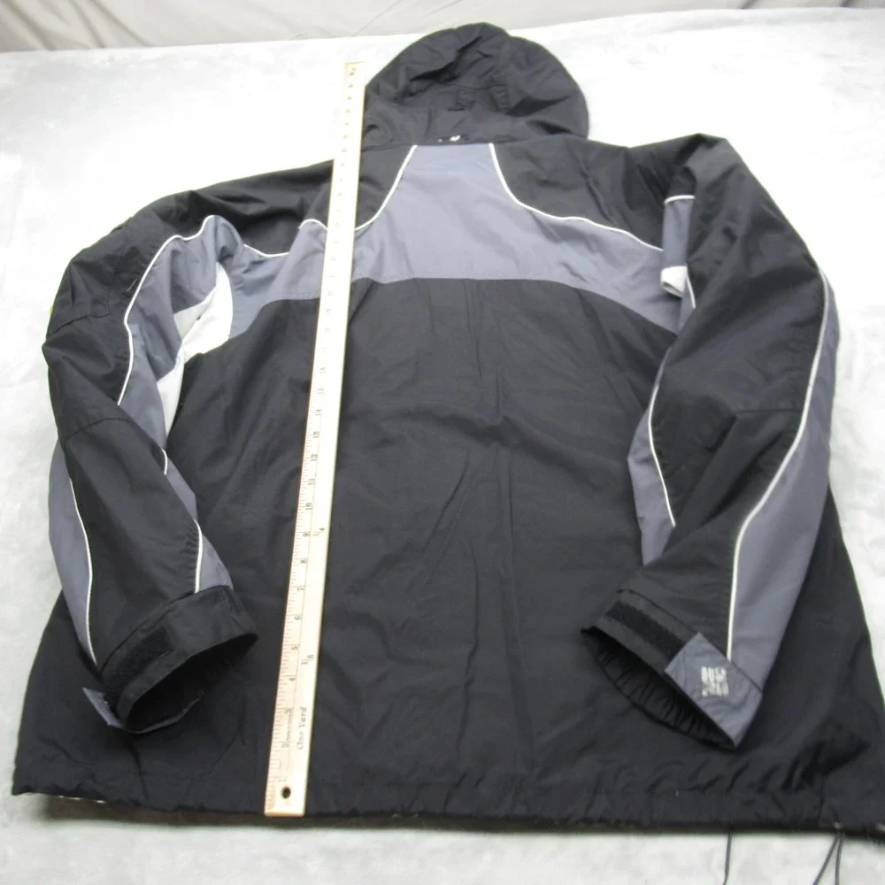Columbia Jacket Mens XL Black Interchange Vertex Removable Liner Waterproof 3in1